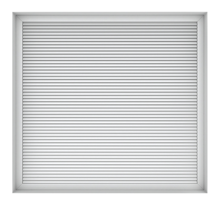 3d render of plastic window frame with external blinds isolated on white background
の写真素材
