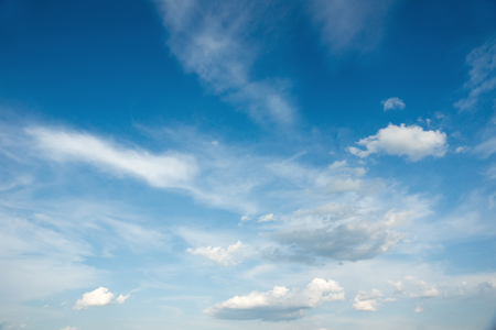 Dramatic clouds in the sky above Bulgariaの写真素材