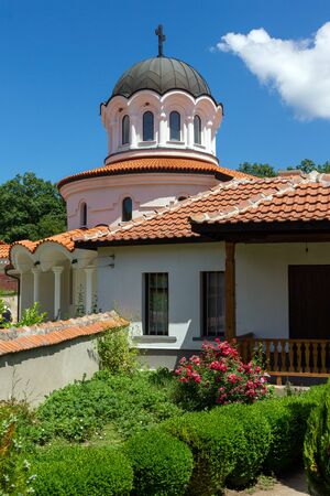 Fragment from christian orthodox monatery, situated in Bulgariaの写真素材