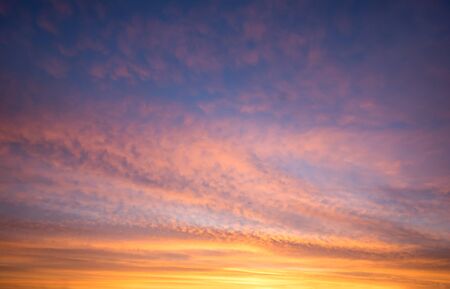 Sunset over the Rhodope mountainの写真素材
