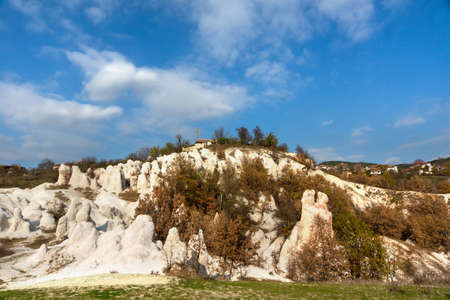Rock phenomenon The Stone Wedding located near the village of Zimzelen, Bulgariaの写真素材