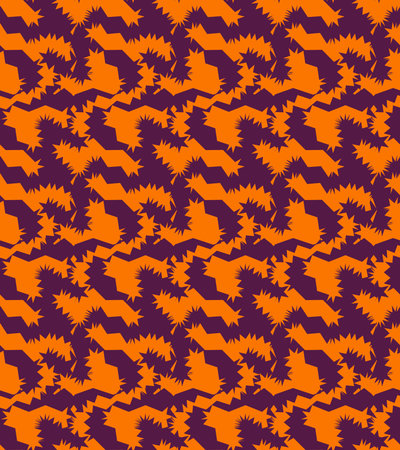 Seamless Abstract Pattern with Zig Zag Thunderbolt Shapesのイラスト素材