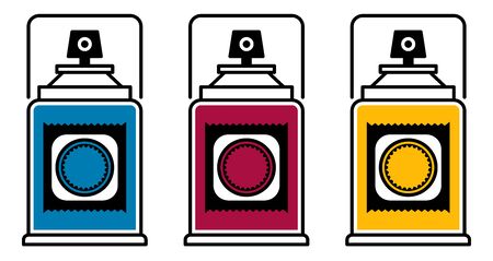 Flat linear design. The icon of a modern contraceptive for applications, web sites and public use. Balon with a liquid condom - Vector.のイラスト素材