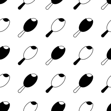 Ice cream seamless pattern. Background. Abstract geometric shape texture. Design template for wallpapers, wrapping, textile. Vector Illustrationのイラスト素材