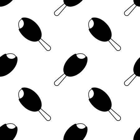 Ice creame seamless pattern. Background. Abstract geometric shape texture. Design template for wallpapers, wrapping, textile. Vector Illustrationのイラスト素材