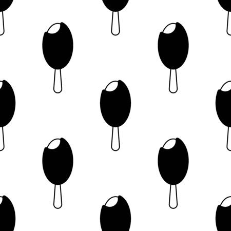 Ice creame seamless pattern. Background. Abstract geometric shape texture. Design template for wallpapers, wrapping, textile. Vector Illustrationのイラスト素材