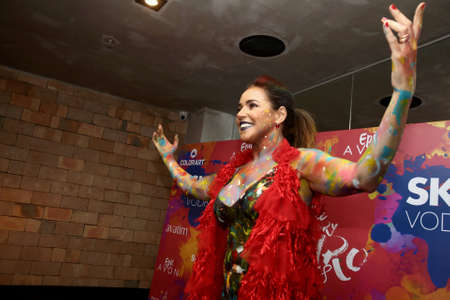 salvador, bahia / brazil - february 1, 2018: the singer Daniela Mercury, is seen during a performance in the city of Salvador.のeditorial素材