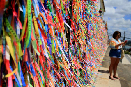 salvador, bahia, brazil january 4, 2021: view of Senhor do Bonfim Church in the city of Salvador.