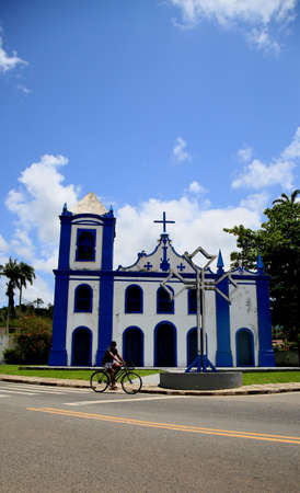 mata de sao joao, bahia / brazil - september 29, 2020: View of the Senhor do Bonfim Church in the city of Mata de Sao Joao.のeditorial素材