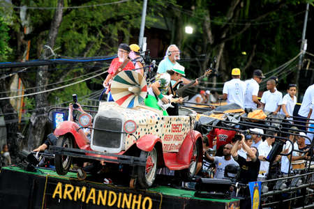 salvador, bahia / brazil - february 24, 2017: Armandinho & Dodo and Osmar seen in presentation in...