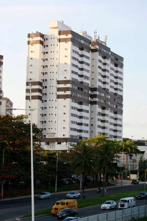 salvador, bahia / brazil - may 17, 2016: View of residential buildings in the neighborhood of Imbui...