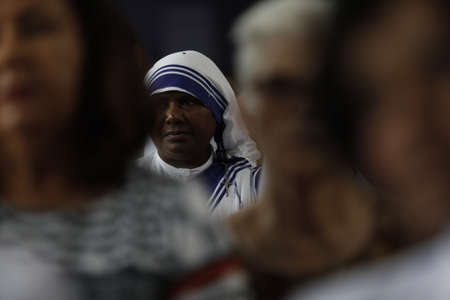 salvador, bahia / brazil - May 19, 2019: View of the sanctuary in Santa Dulce of the Poor.のeditorial素材