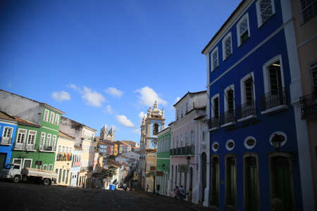 salvador, bahia / brazil - november 20, 2019: View of the Pillory, Historic Center of Salvador.