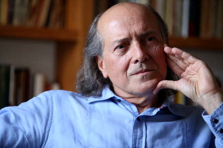 salvador, bahia - brazil - october 5, 2017: Naomar Monteiro de Almeida Filho, former rector of the Federal University of Southern Bahia is seen in the city of Salvador.のeditorial素材