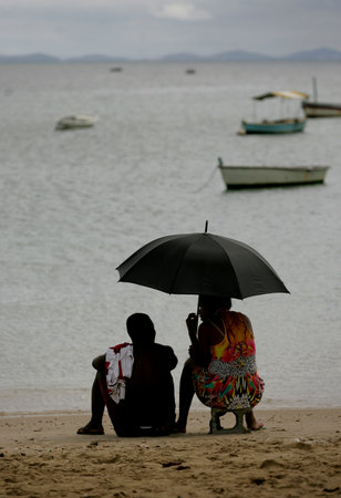Salvador, Bahia / Brazil - August 12, 2015: View of the Itapagipe Peninsula in the city of Salvador.のeditorial素材