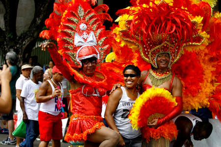 salvador, bahia / brazil - september 8, 2013: people are seen during gay parade in the Campo Grande neighborhood in the city of Salvador.のeditorial素材