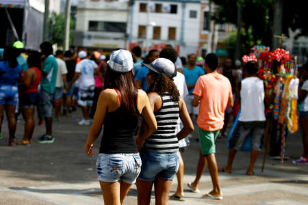 salvador, bahia / brazil - september 8, 2013: people are seen during gay parade in the Campo Grande neighborhood in the city of Salvador.のeditorial素材