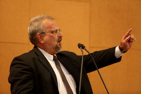 salvador, bahia / brazil - february 15, 2017: State Representative Marcelino Galo seen in the plenary of the Legislative Assembly of Bahia in the city of Salvador.のeditorial素材
