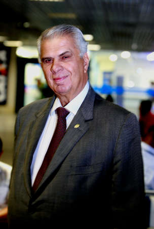 salvador, bahia / brazil - september, bro 1, 2015: Jose Carlos Leao de Araujo, federal deputy, seen in the city of Salvador.のeditorial素材