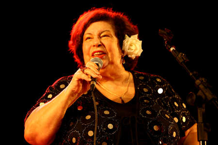 ilheus, bahia / brazil - july 9, 2011: Singer Nana Caymmi is spotted during concert at Ilheus Convention Center.のeditorial素材