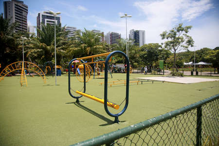 Salvador, Bahia, Brazil - January 28, 2022: View of Parque da Cidade in Salvador