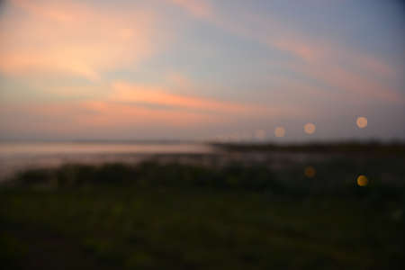 blur sunset background