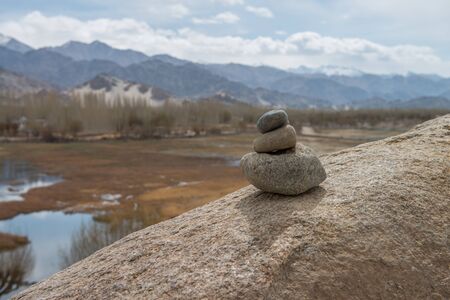 stone stackの写真素材