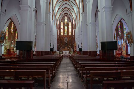 St. Joseph's Cathedral in Hanoiのeditorial素材