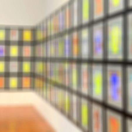 Art gallery generic background. Intentionally blurred editing post production.の写真素材