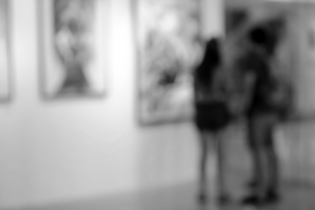 Art gallery generic background. Intentionally blurred editing post production.の素材 [FY31046658081]