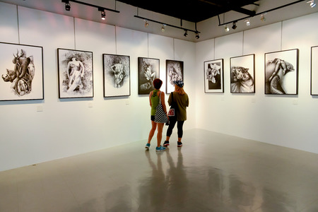 BANGKOK - SEPTEMBER 5: Art Exhibition by Vane group on September 5, 2015 at People's gallery Bangkok...