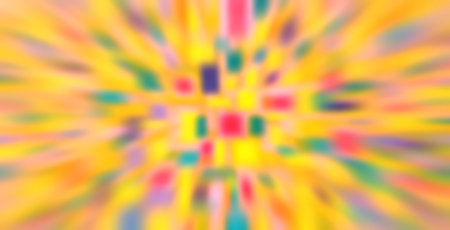 Abstract radial blur zoom in yellow tones. Soft Vivid effect background