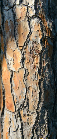 Texture of a pine tree trunk. Abstract pattern. Tree bark, close up view, bark texture