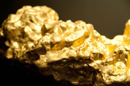 Close up of a Golden Nuggetの写真素材