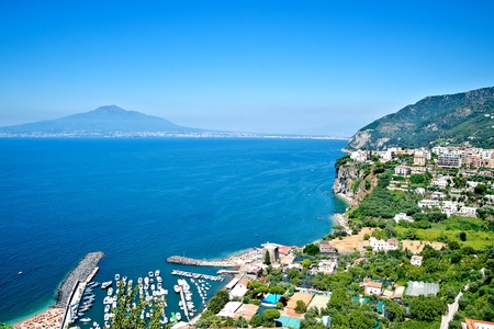 Gulf of Naples, Italyの写真素材
