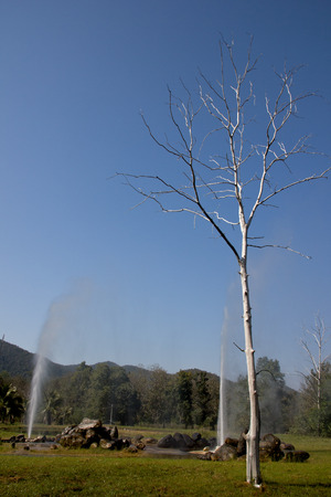 Sankampaeng Hot Springの写真素材