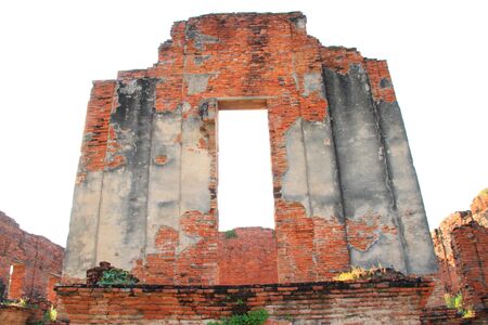 Wall of the old churchの写真素材