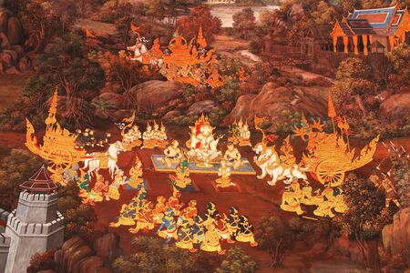  Mural thailandの写真素材