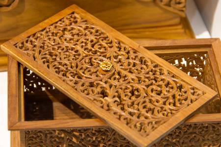 Wood boxの写真素材