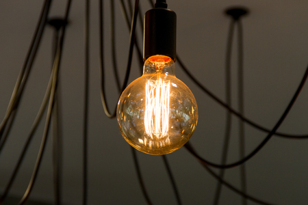 Tungsten filament lampsの写真素材