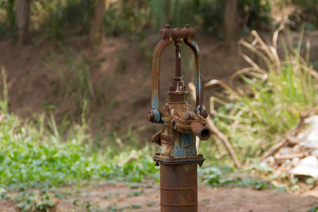 old Groundwater wellの写真素材
