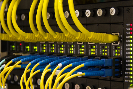 LAN cableの写真素材