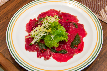 Smoked duck breastの写真素材
