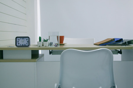desk in the office