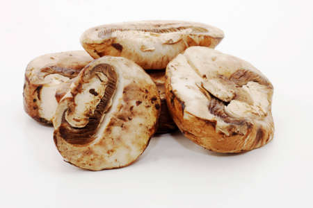 Fresh Portobello Mushroomsの写真素材