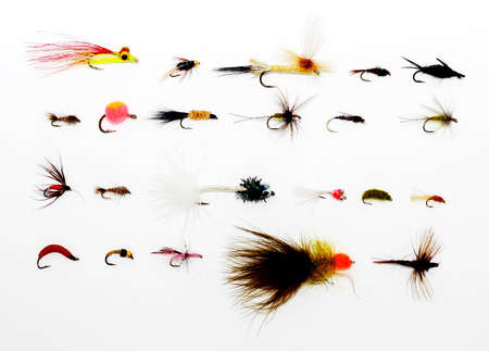 Fly fishing equipmentの写真素材