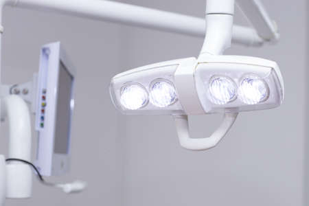 dental light new monitor equipment for viewing x-ray imagesの写真素材