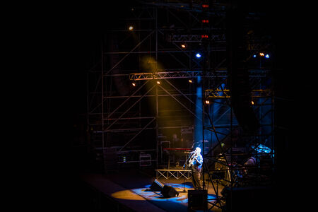 Pino Daniele on the Stage at Rivisondoli