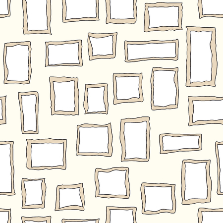 seamless empty frames backgroundのイラスト素材