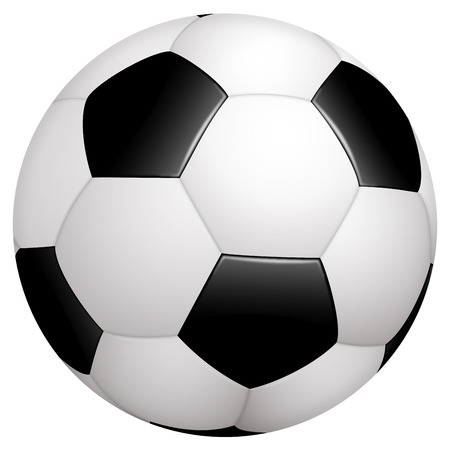 soccer ball black-whiteのイラスト素材